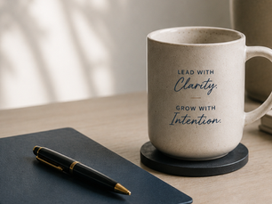 coffee and pen